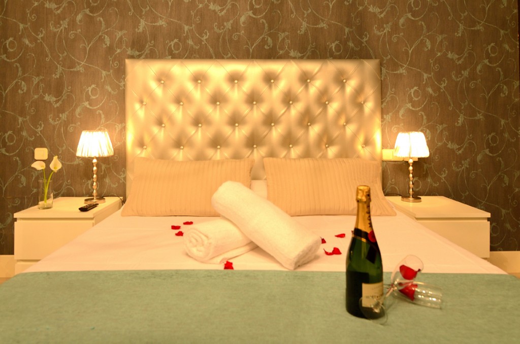 Suite romántica para celebración en Madrid